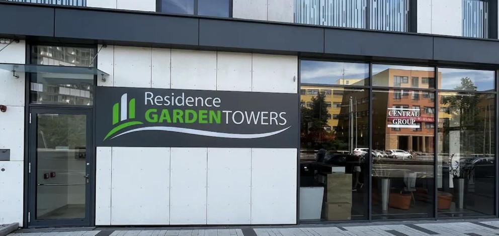 Residence Garden Tower - Parking Прага Екстериор снимка