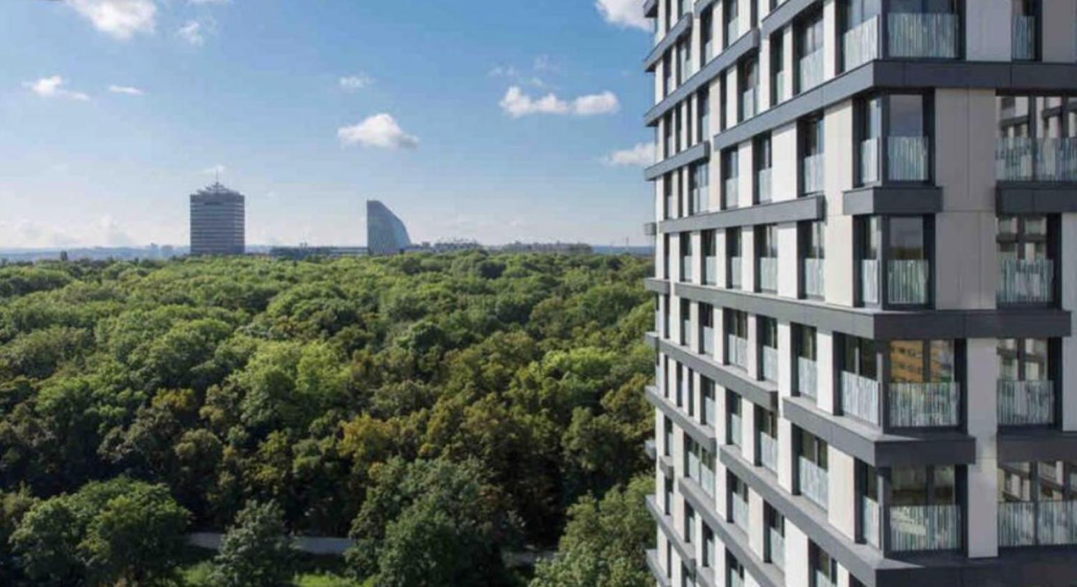 Residence Garden Tower - Parking Прага Екстериор снимка